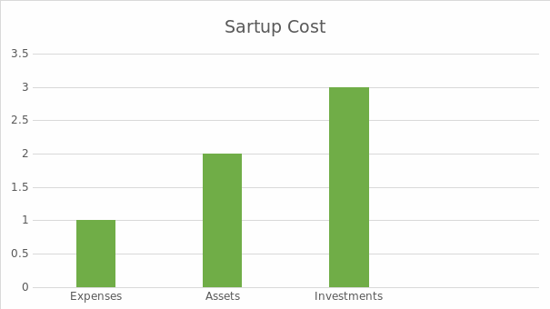 The Startup Cost Includes Expenses, Assets, And Investment