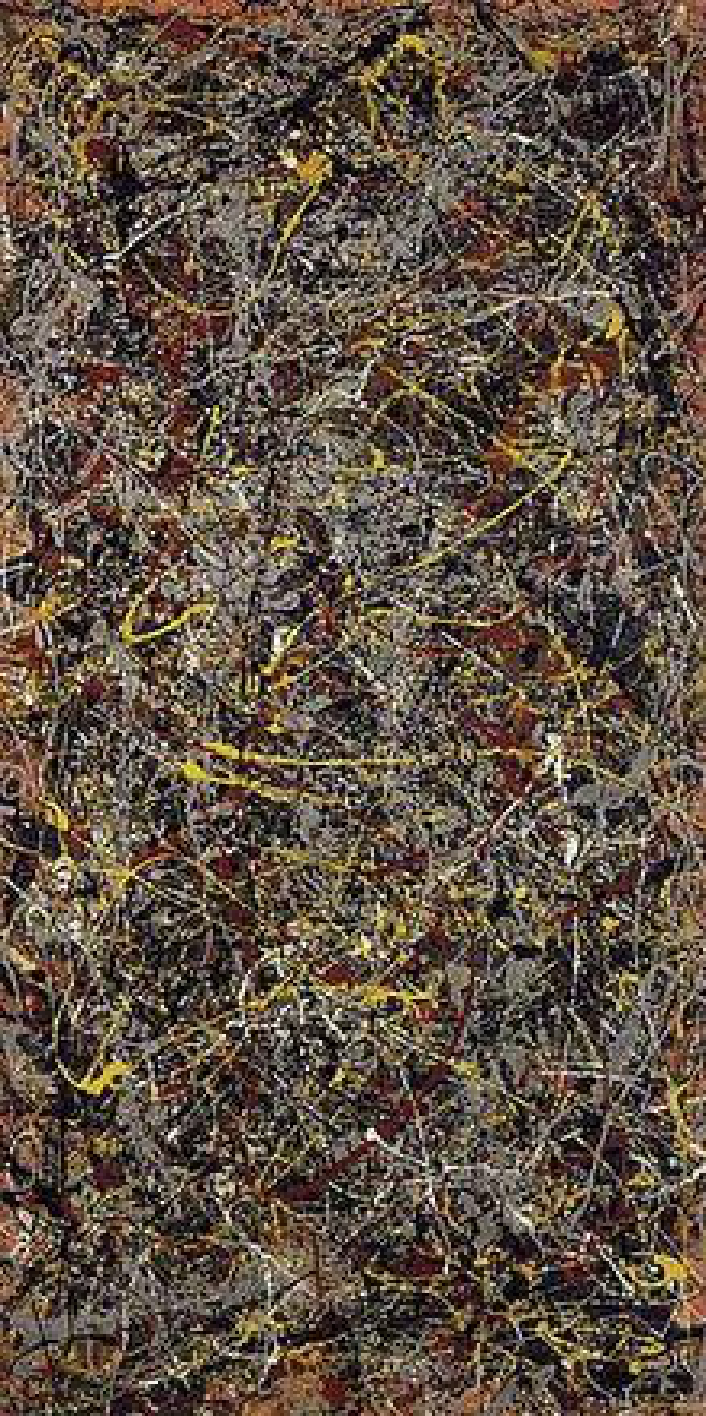 The painting of Jackson Pollock is abstract perfectionism