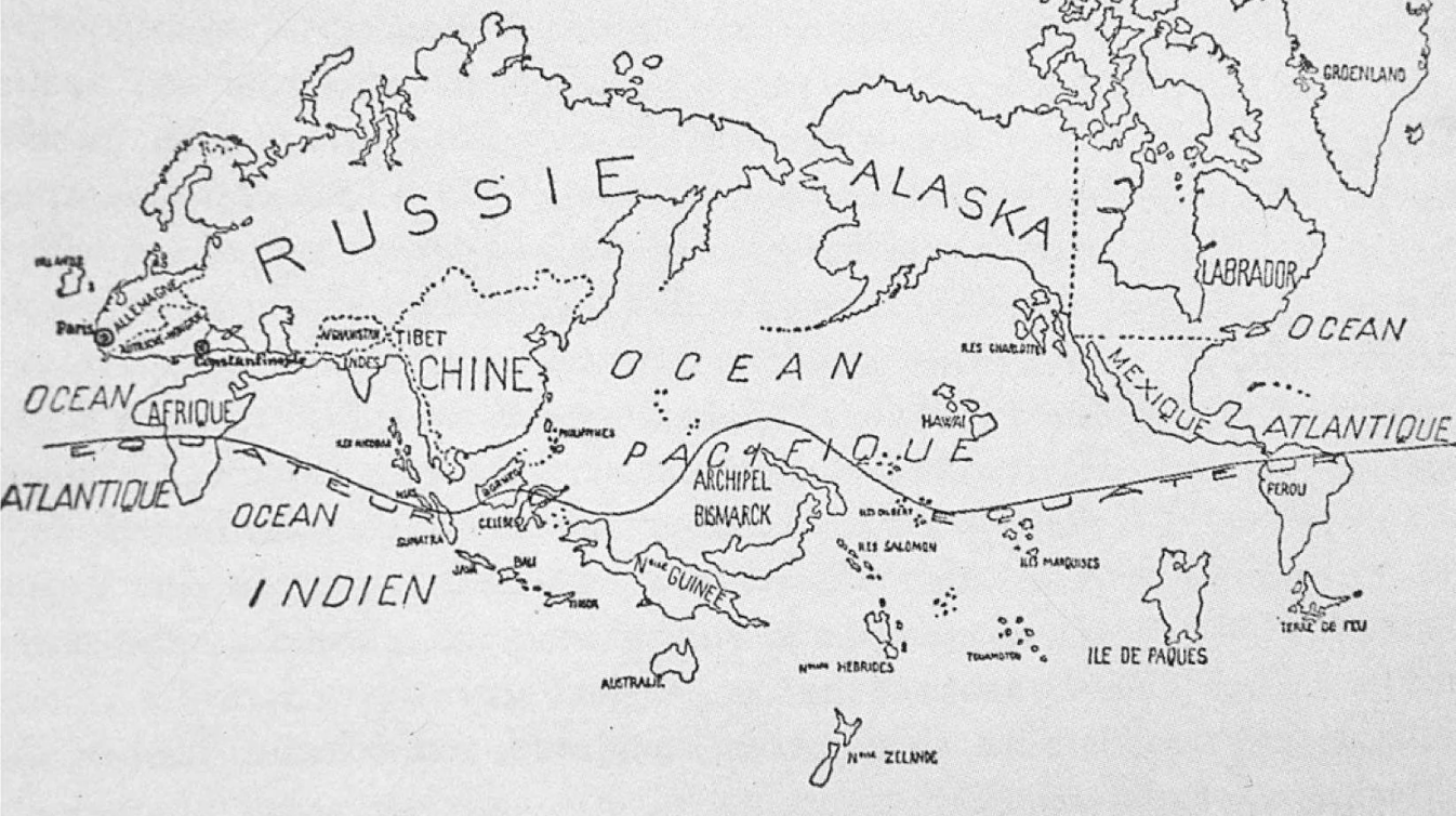  Surrealist Map of the World (Aldrige)