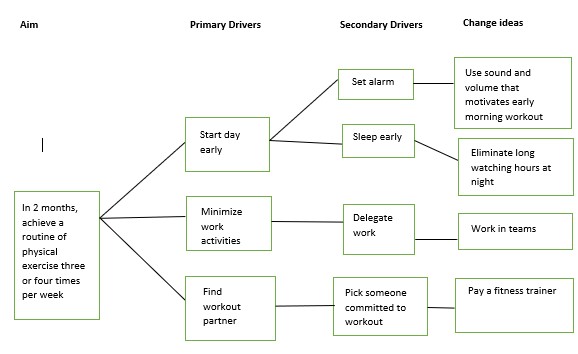 The key driver diagram