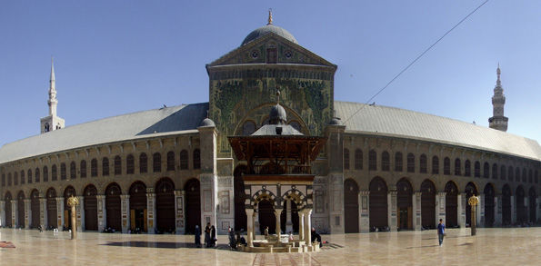 Exterior of the Umayyad Mosque of Damascus
