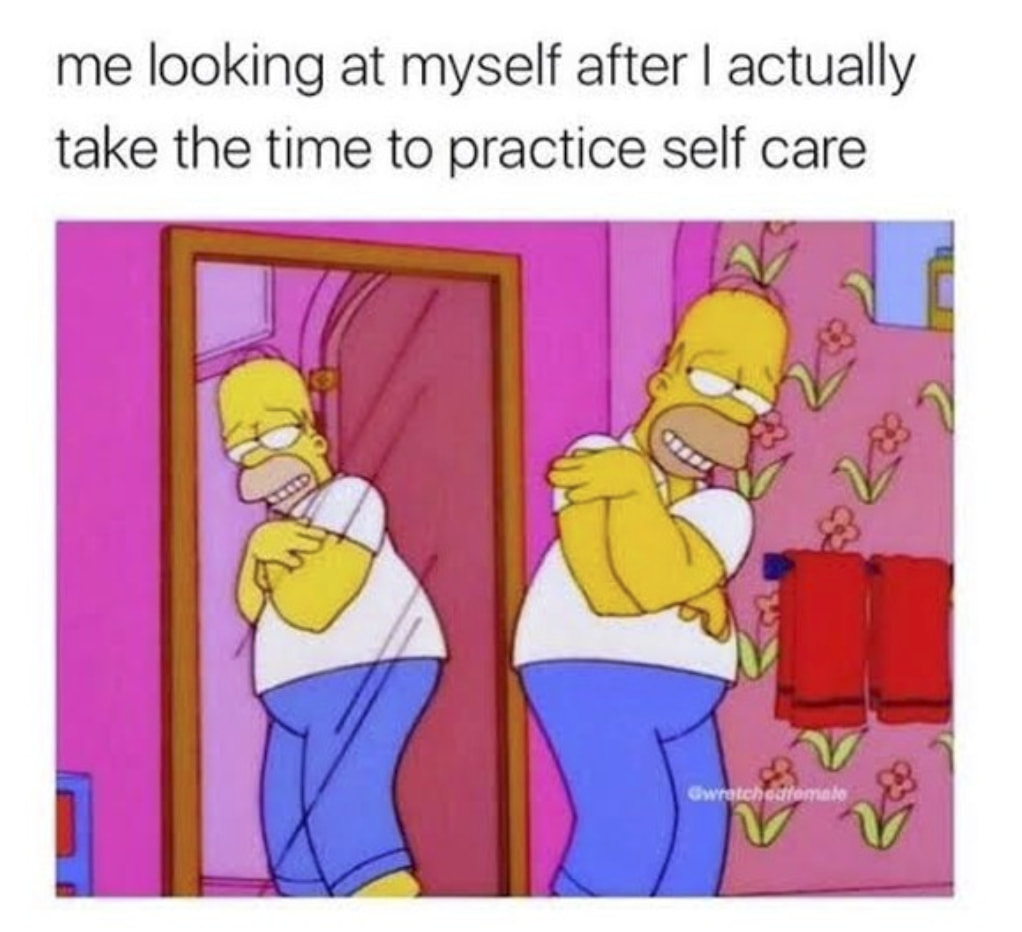 Meme about self-care