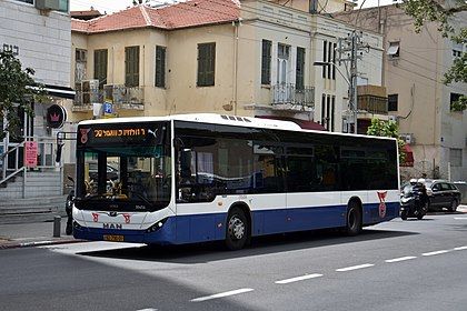 Tel Aviv Bus before the Bombing