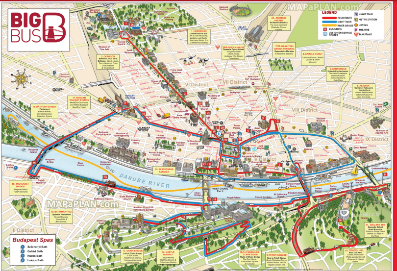 Image of tourism sites in Budapest 