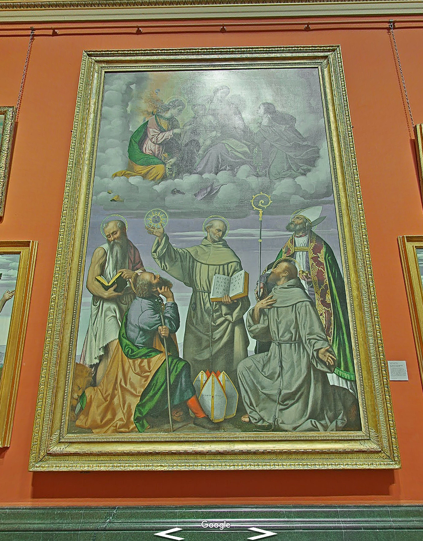 Madonna and Child with Saints by Moretto da Brescia