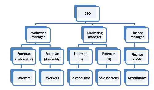 A revised organizational structure