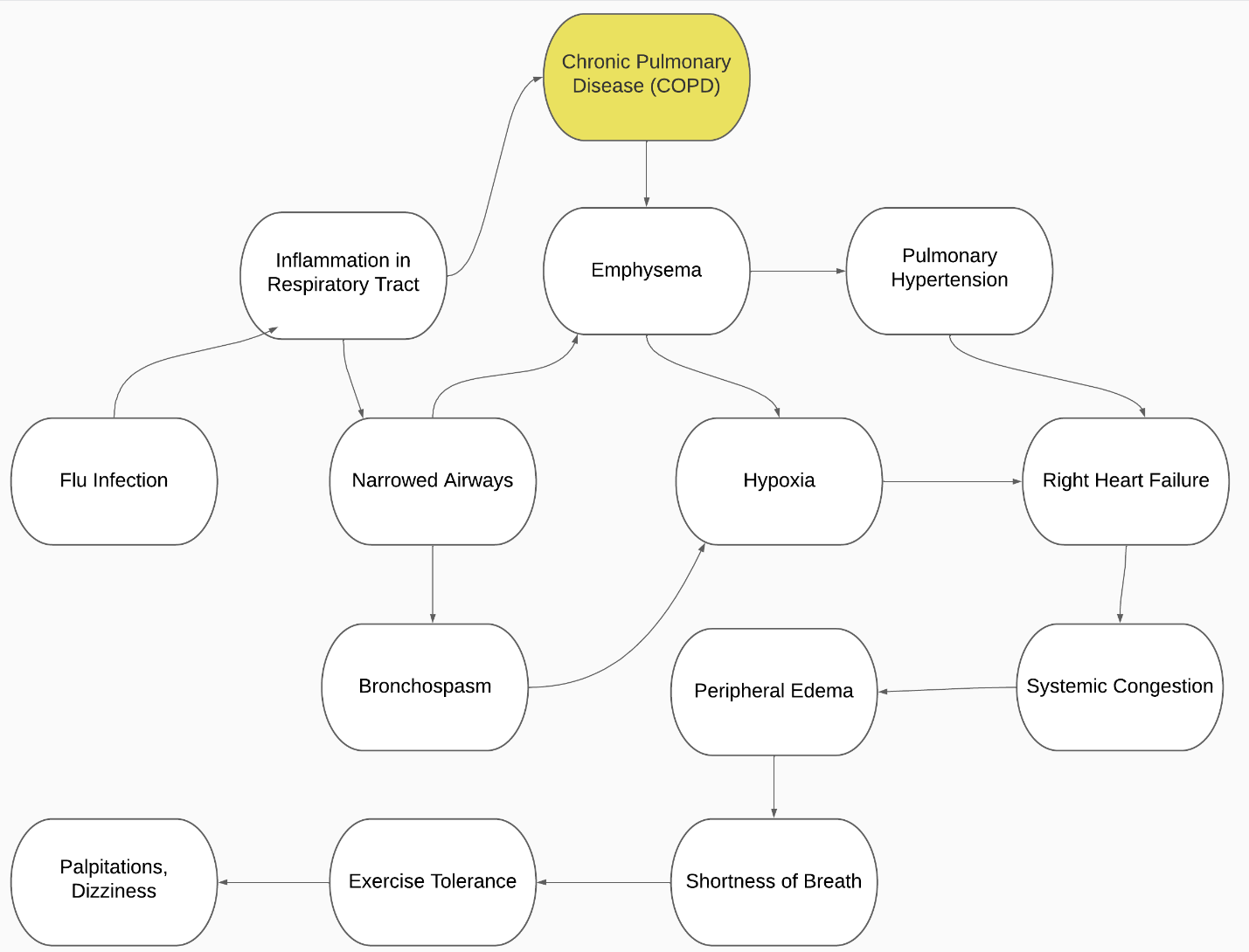 Chronic Obstructive Pulmonary Disease: Concept Map - 2020 Words