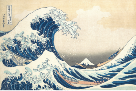 The Great Wave off Kanagawa painting