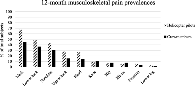 Month musculoskeletal pain prevalence