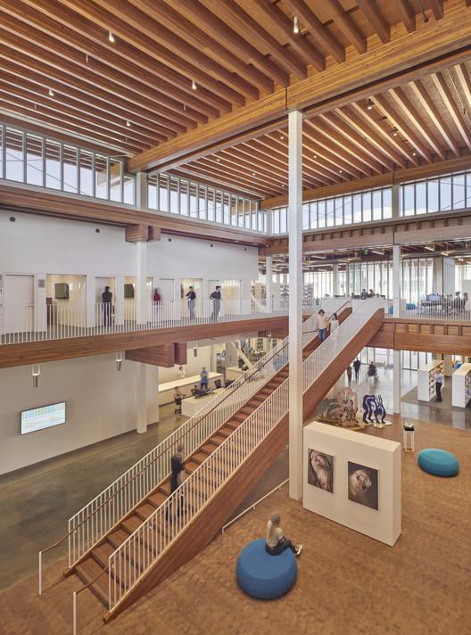 Timber Design at the Billie Jean King Main Library