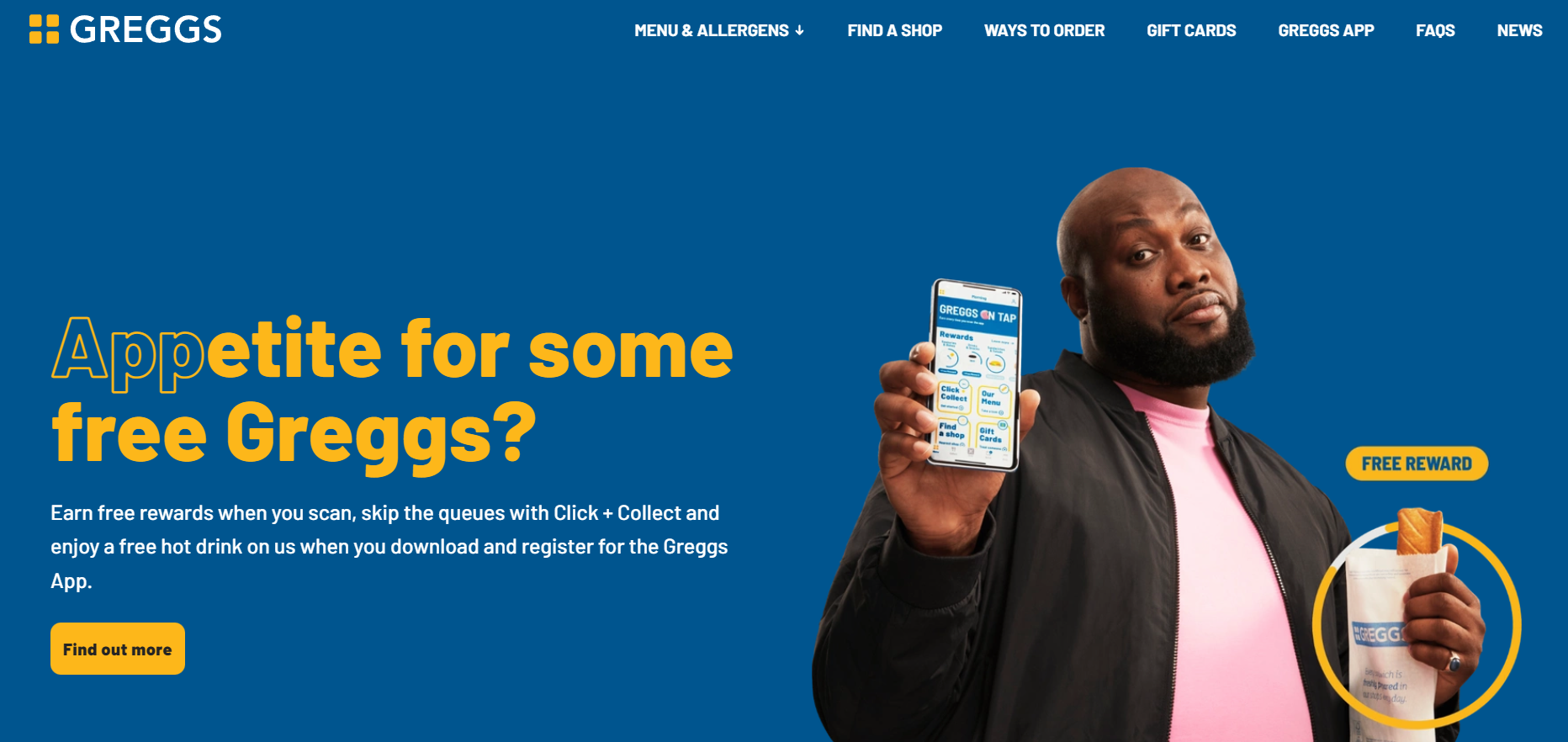 Greggs Web Site