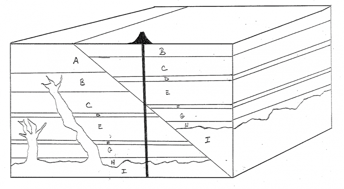 Project Site Stratigraphy and Cross Section