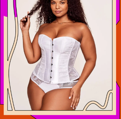 Lauren Geertsen, Constricted and Nipped in Midriff Corset