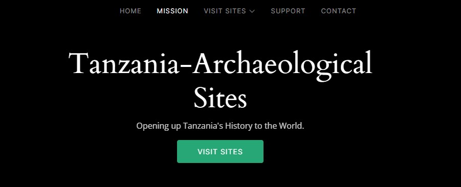 Useful navigation bar and prominent buttons.