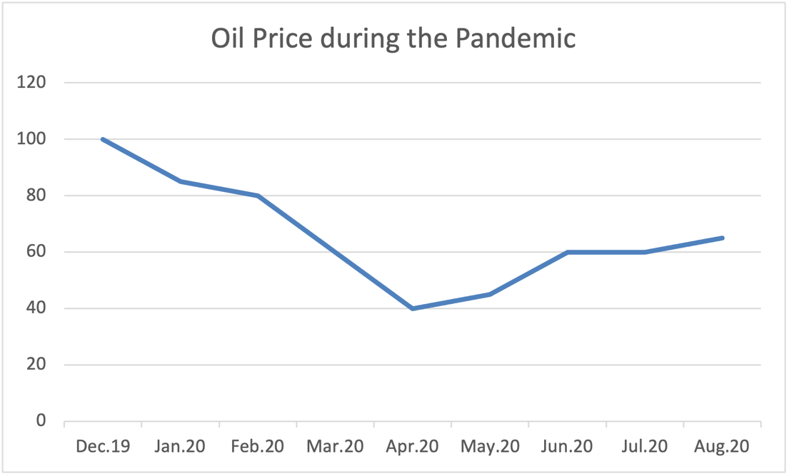 Data on Oil Price Drop During the Pandemic.