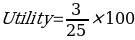 Utility formula 4.