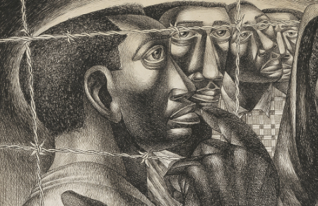 Trenton Six, detail.