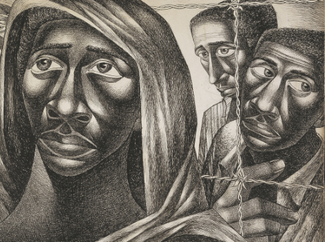 Trenton Six, detail.