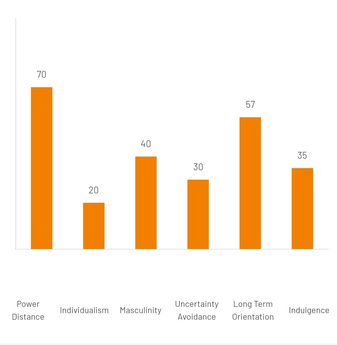 Vietnam Hofstede Cultural Dimensions.