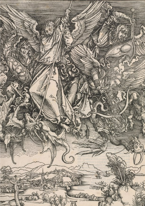 Saint Michael Fighting the Dragon.