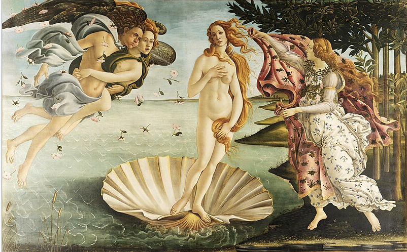 The Birth of Venus by Sandro Botticelli.