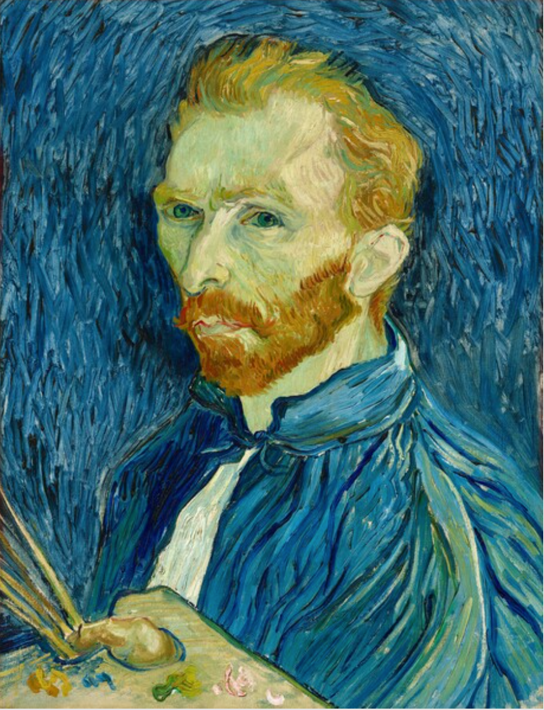 Self-Portrait (van Gogh, 1889).