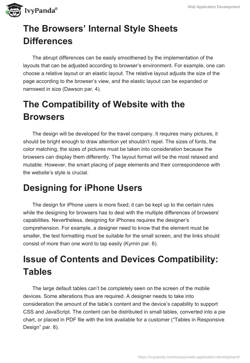 Web Application Development. Page 2