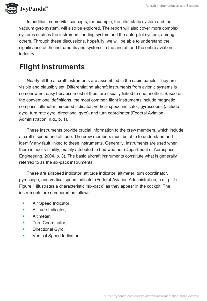 Aircraft Instrumentation and Systems. Page 2