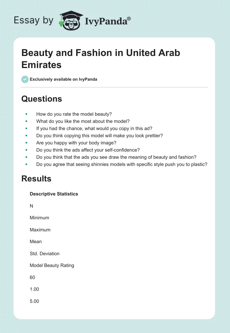 Beauty and Fashion in United Arab Emirates. Page 1