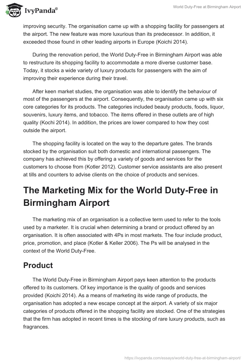 World Duty-Free at Birmingham Airport. Page 2