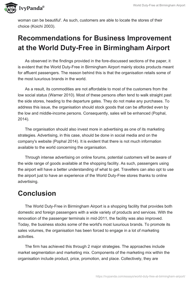 World Duty-Free at Birmingham Airport. Page 5