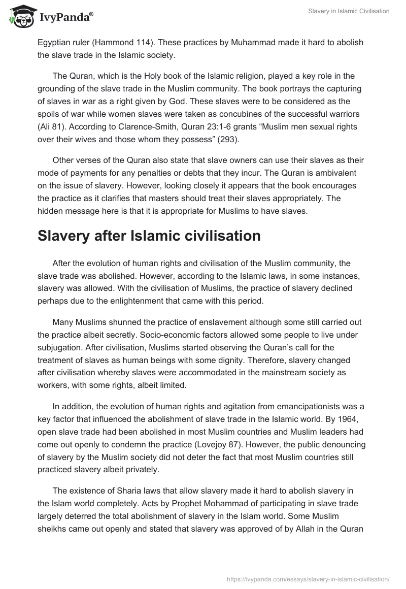 Slavery in Islamic Civilisation. Page 2