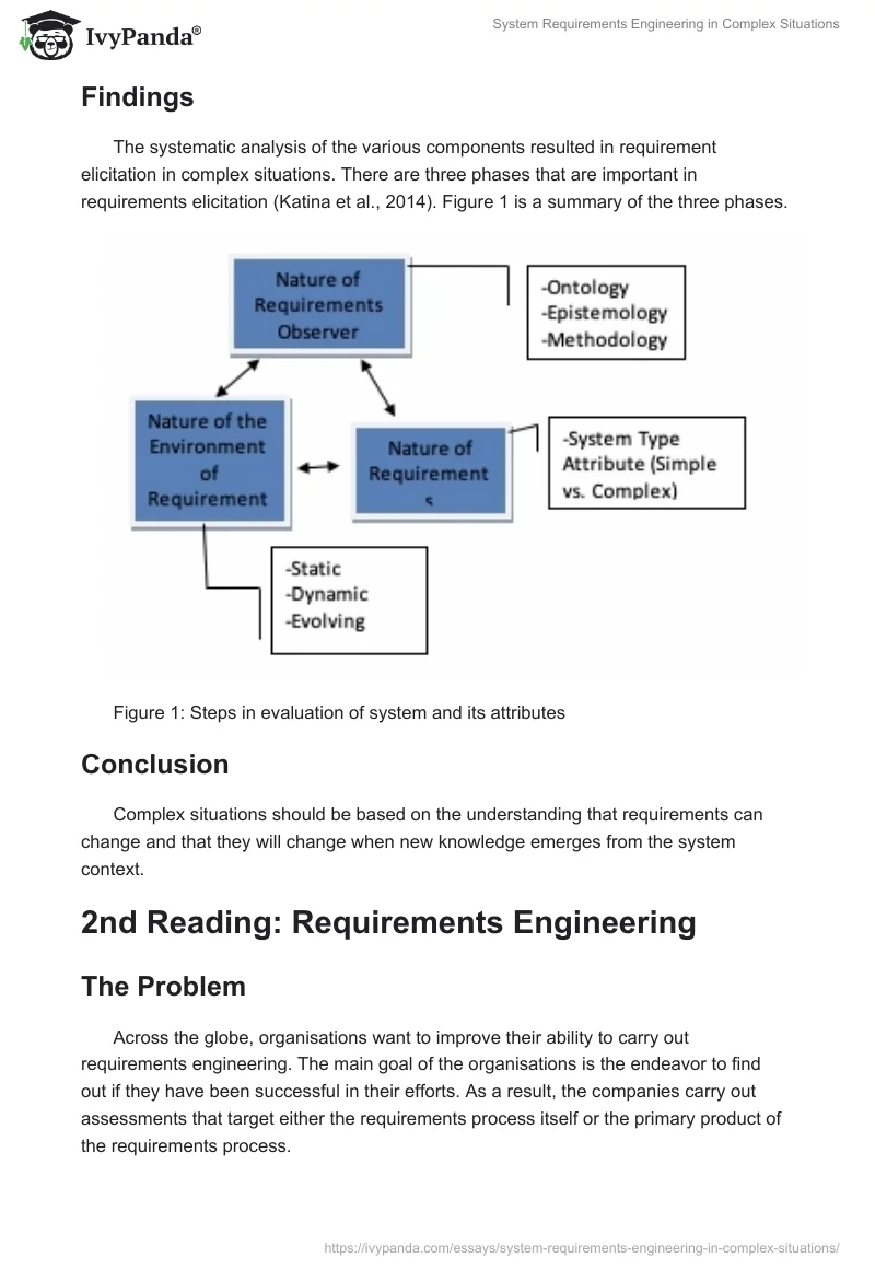 System Requirements Engineering in Complex Situations. Page 2