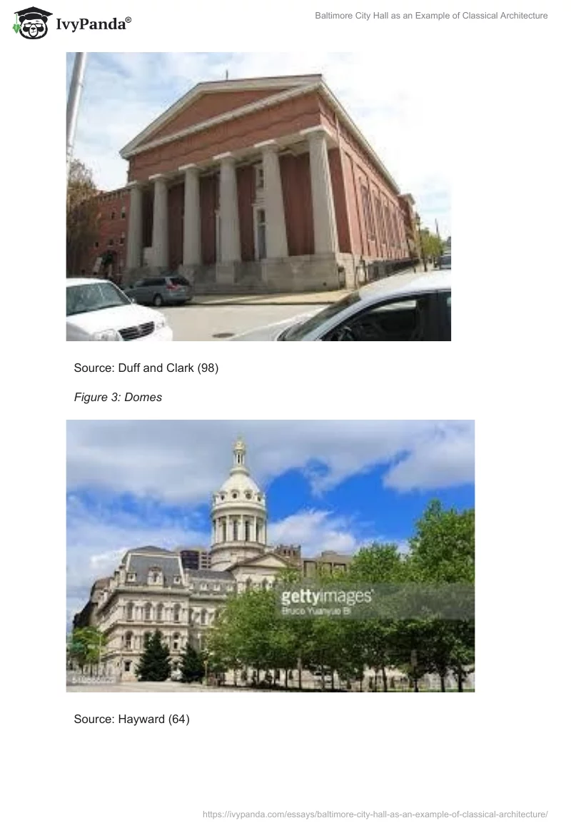 Baltimore City Hall as an Example of Classical Architecture. Page 3