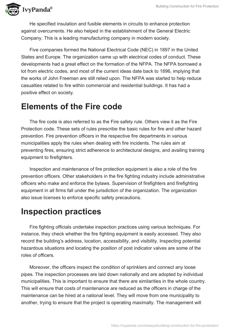 Building Consrtuction for Fire Protection. Page 3