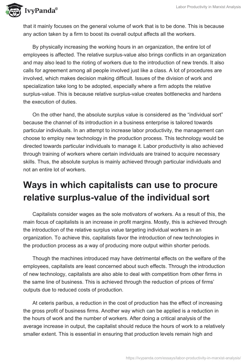 Labor Productivity in Marxist Analysis. Page 2