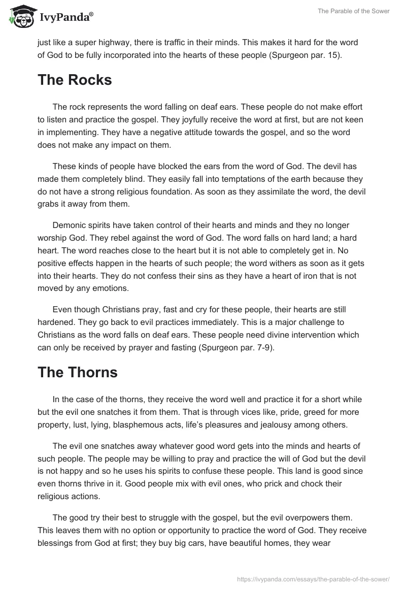 The Parable of the Sower. Page 3
