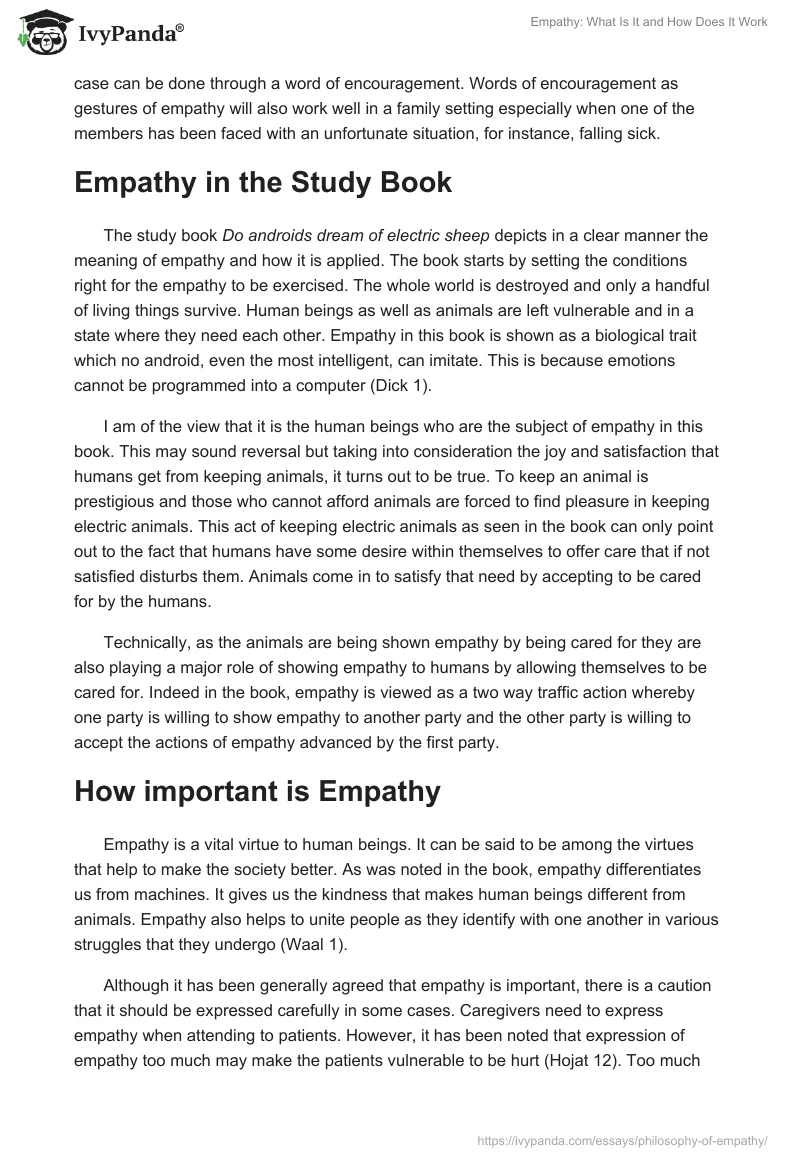 Empathy: What Is It and How Does It Work. Page 3
