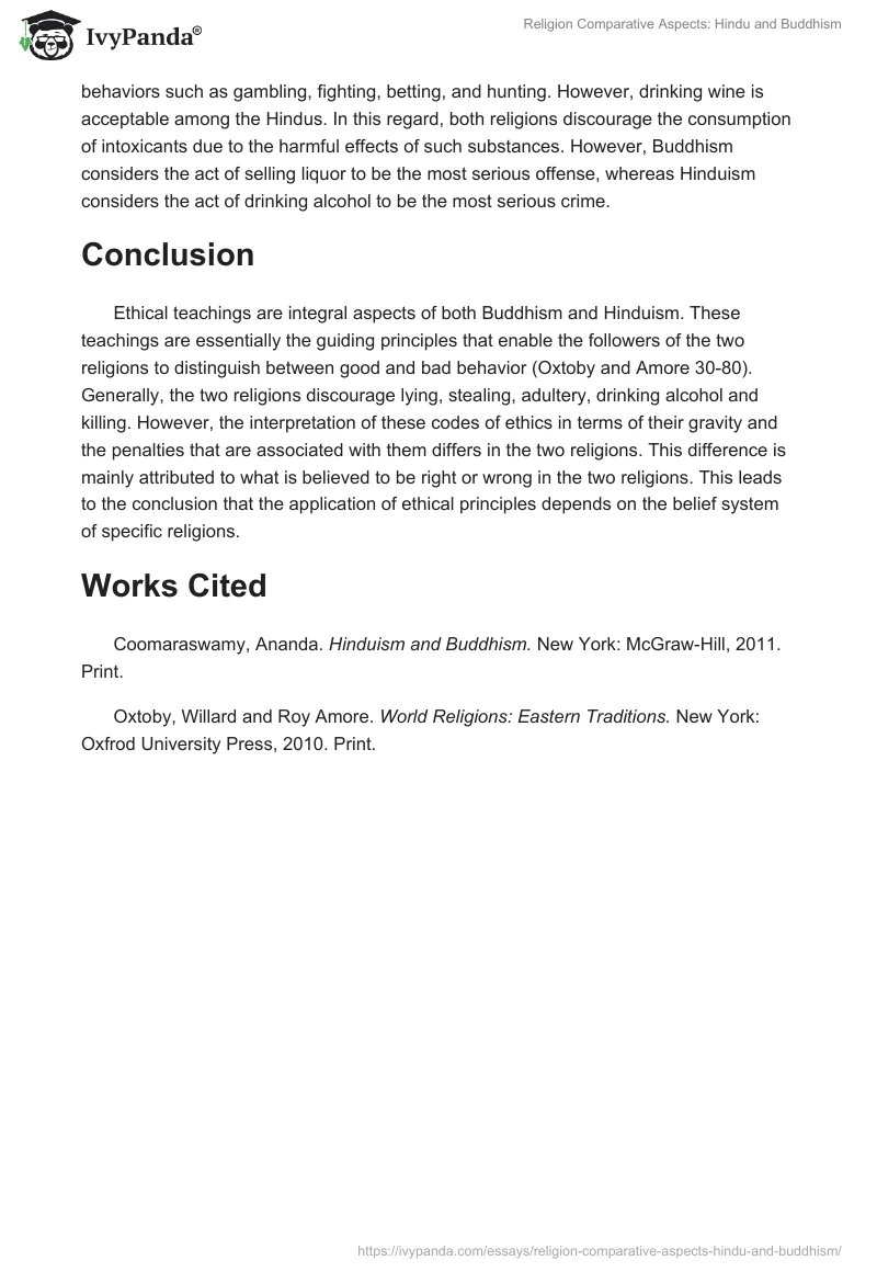 Religion Comparative Aspects: Hindu and Buddhism. Page 4