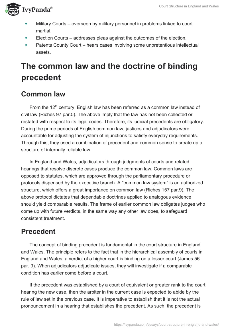 Court Structure in England and Wales. Page 4