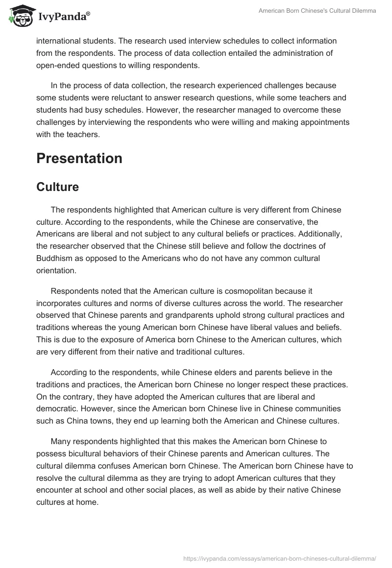 American Born Chinese's Cultural Dilemma. Page 2