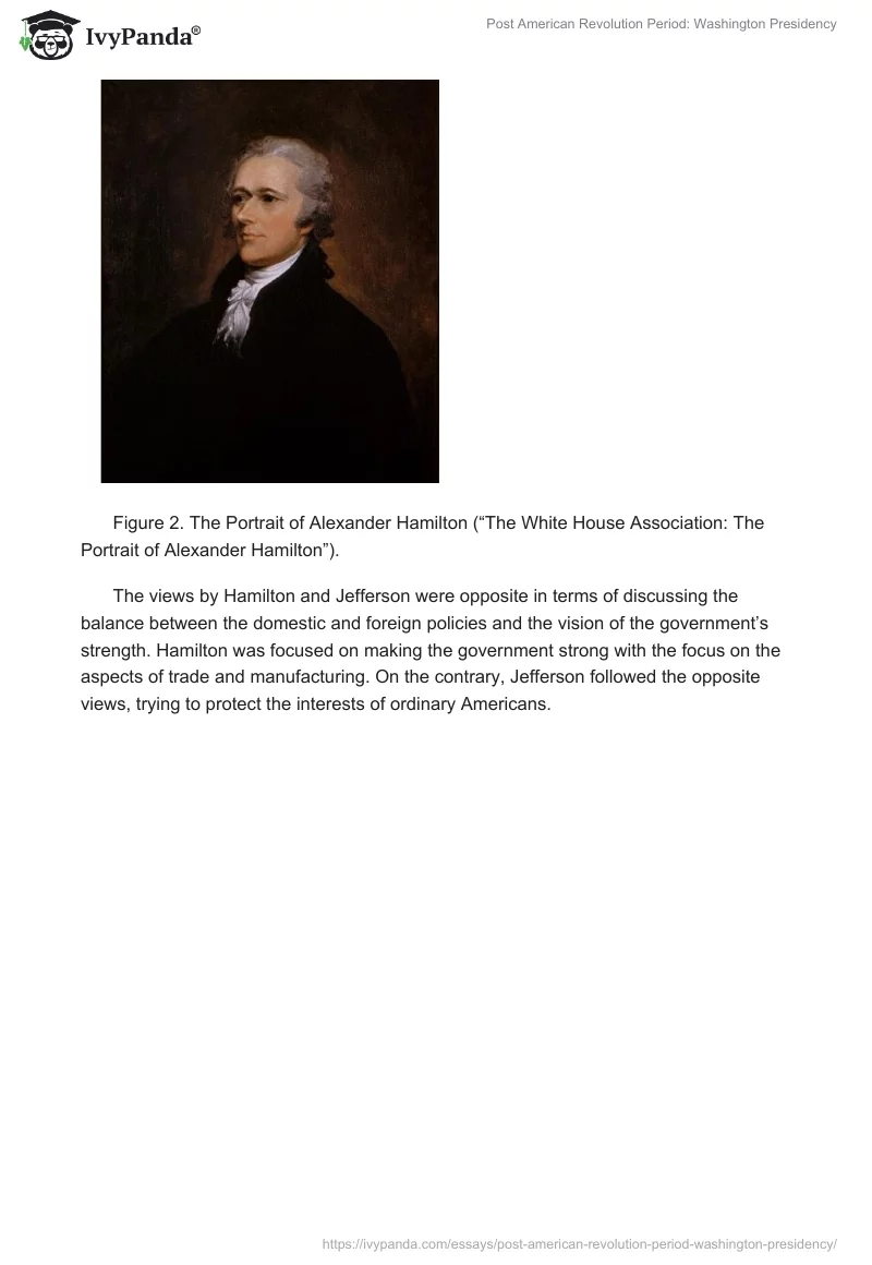 Post American Revolution Period: Washington Presidency. Page 3