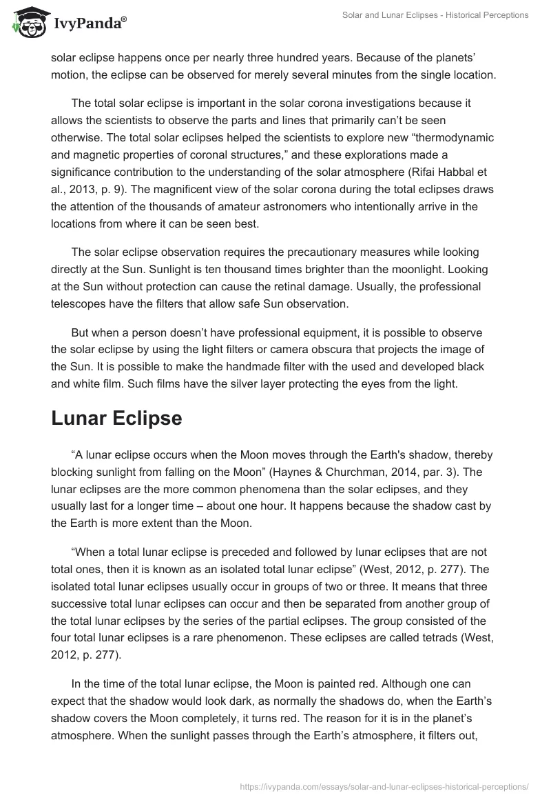 Solar and Lunar Eclipses - Historical Perceptions. Page 3