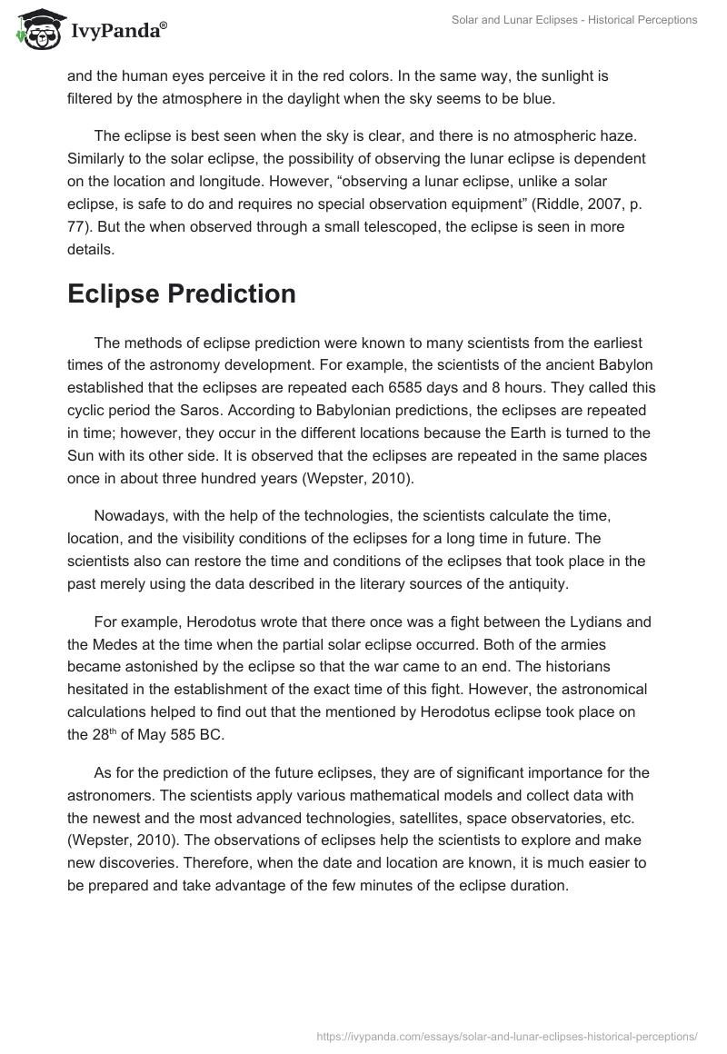 Solar and Lunar Eclipses - Historical Perceptions. Page 4