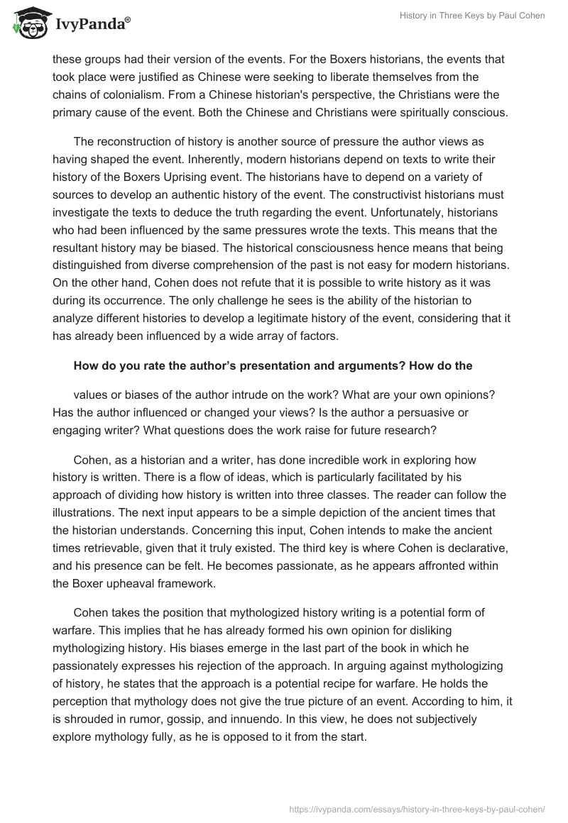 "History in Three Keys" by Paul Cohen. Page 4