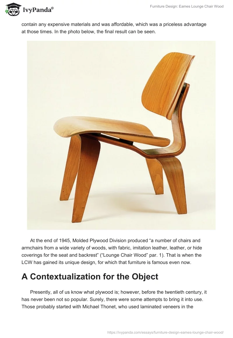 Furniture Design: Eames Lounge Chair Wood. Page 3