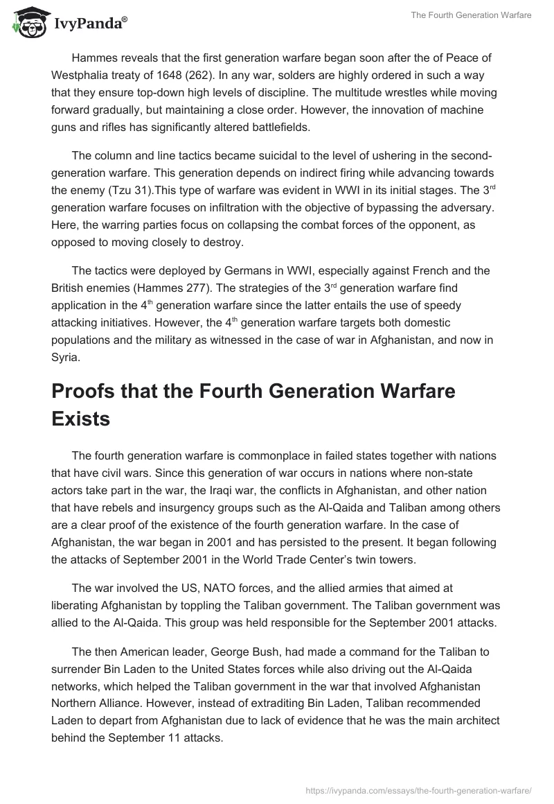 The Fourth Generation Warfare. Page 2