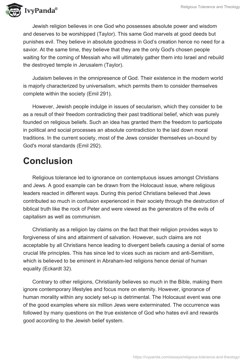 Religious Tolerance and Theology. Page 4