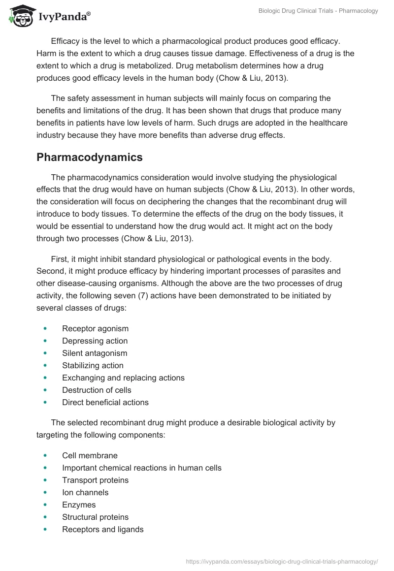 Biologic Drug Clinical Trials - Pharmacology. Page 3