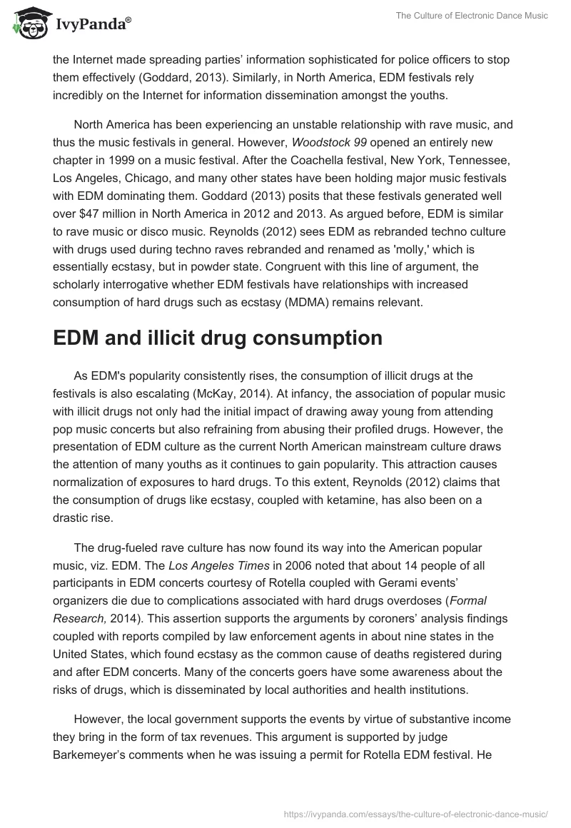 The Culture of Electronic Dance Music. Page 4